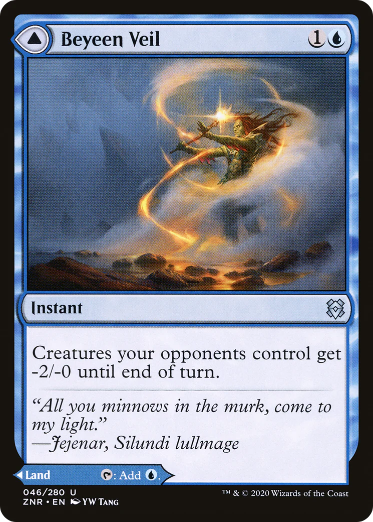 Beyeen Veil // Beyeen Coast (ZNR-046) - Zendikar Rising Foil - Image 3
