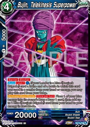 Bujin, Telekinesis Superpower (BT27-036) - History of Z Foil