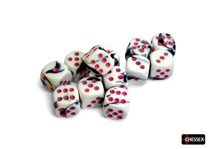 Chessex - 16mm d6 Dice Block (12 dice) - Various Colours - Image 25