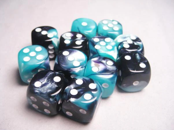 Chessex - 16mm d6 Dice Block (12 dice) - Various Colours - Image 28