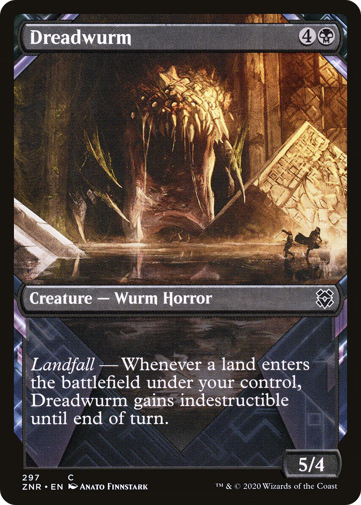 Dreadwurm (ZNR-297) - Zendikar Rising: (Showcase)