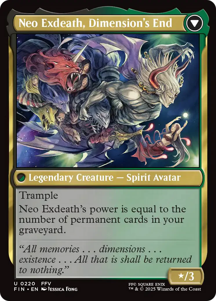 Exdeath, Void Warlock // Neo Exdeath, Dimension's End (FIN-220) - FINAL FANTASY - Image 3