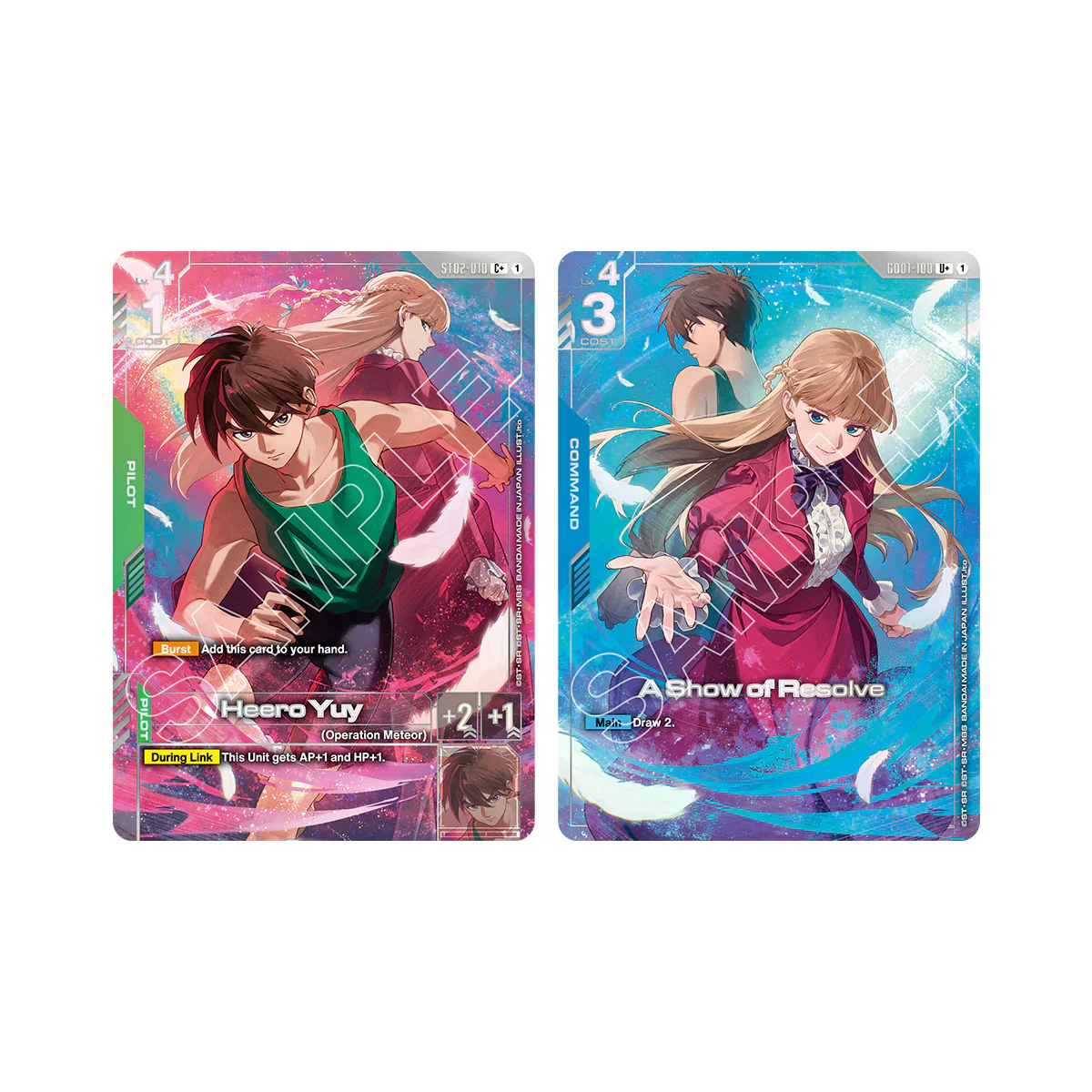 Gundam Card Game - PB01 Premium Accessory Set - Mobile Suit Gundam Wing (Pre-Order) - Image 4