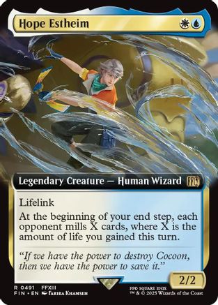 Hope Estheim (Extended Art) (FIN-491) - FINAL FANTASY Foil