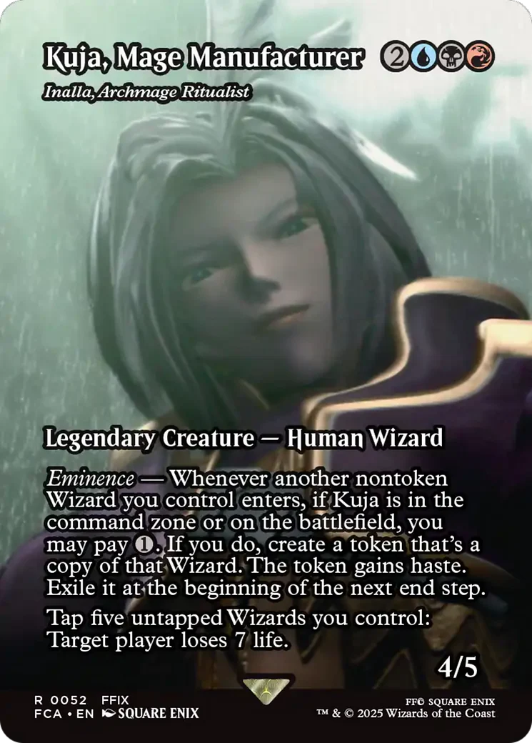 Inalla, Archmage Ritualist (FCA-052) - FINAL FANTASY: Through the Ages / Kuja, Mage Manufacturer (Borderless) Foil