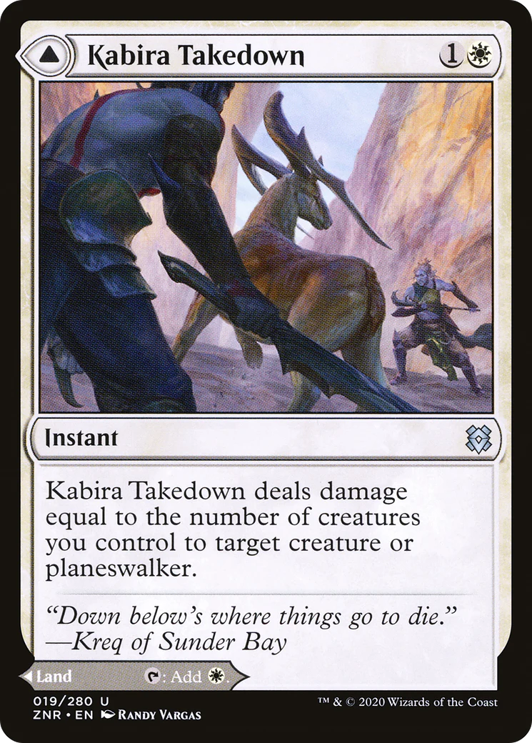 Kabira Takedown // Kabira Plateau (ZNR-019) - Zendikar Rising - Image 3