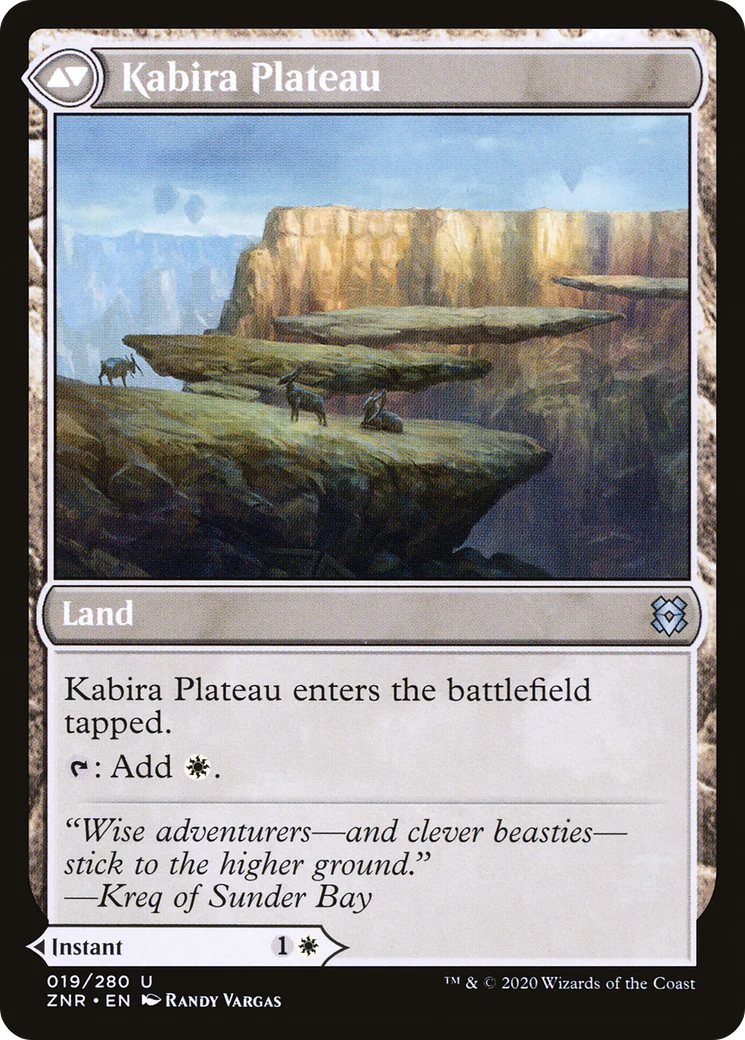 Kabira Takedown // Kabira Plateau (ZNR-019) - Zendikar Rising Foil - Image 2