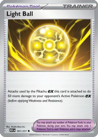 Light Ball 191 - ME Ascended Heroes Reverse Holofoil