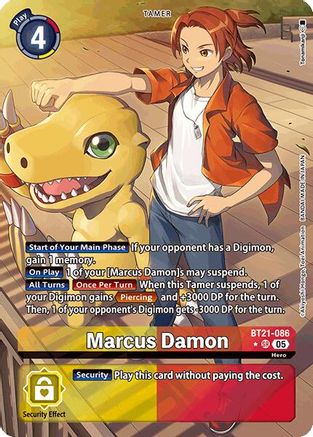 Marcus Damon (Alternate Art) (BT21-086) - World Convergence