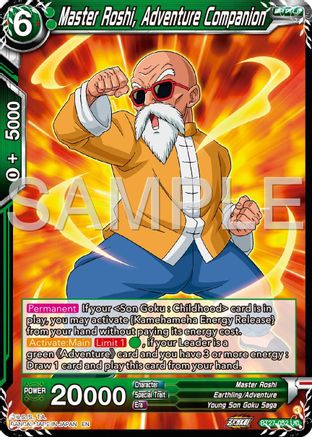 Master Roshi, Adventure Companion (BT27-052) - History of Z