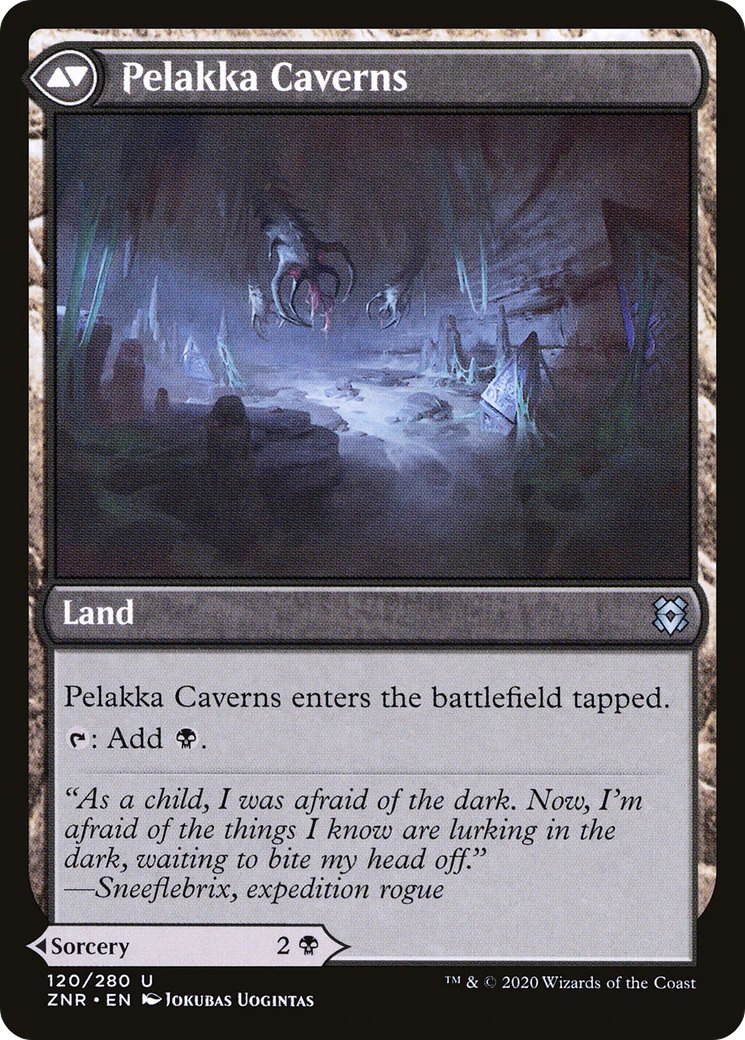 Pelakka Predation // Pelakka Caverns (ZNR-120) - Zendikar Rising - Image 3