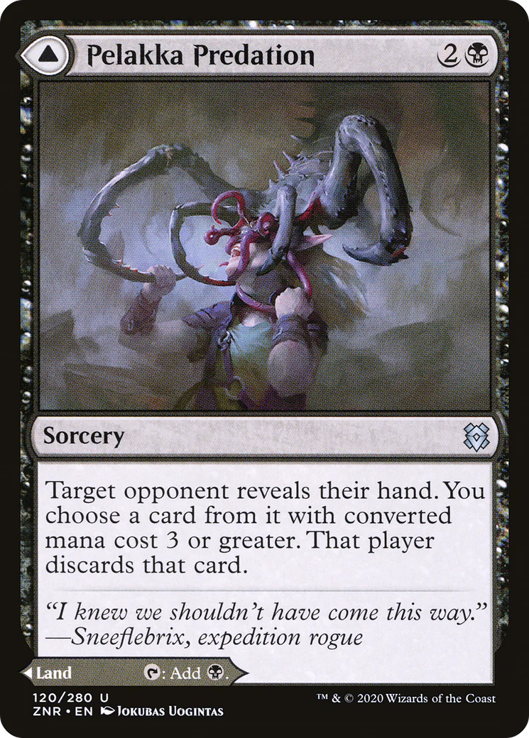 Pelakka Predation // Pelakka Caverns (ZNR-120) - Zendikar Rising - Image 4