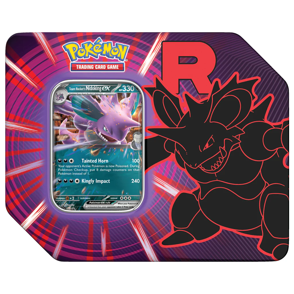 Pokemon - Team Rocket Tin - Various Styles - Image 2
