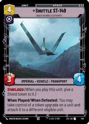 Shuttle ST-149 - Under Krennic's Authority (Foil) (740) - Jump to Lightspeed Foil