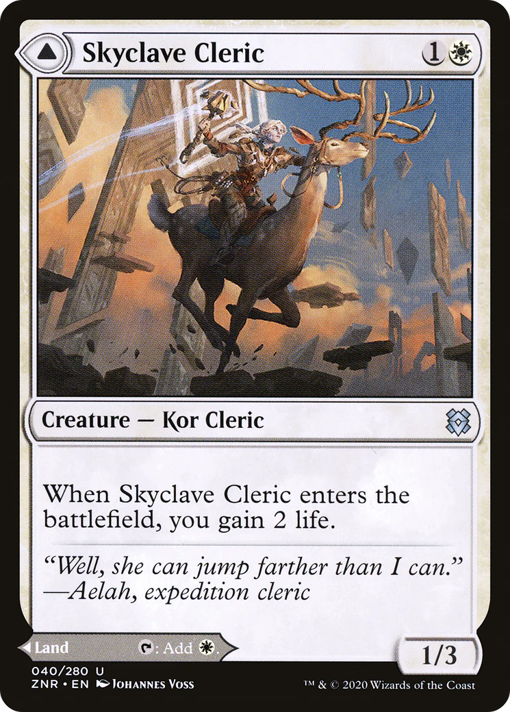 Skyclave Cleric // Skyclave Basilica (ZNR-040) - Zendikar Rising - Image 4