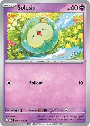 Solosis 37 - SV Black Bolt Holofoil