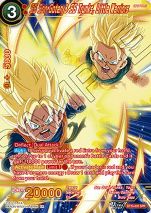 SS Son Goten & SS Trunks, Little Warriors (SPR) (BT29-005) - Fearsome Rivals Foil