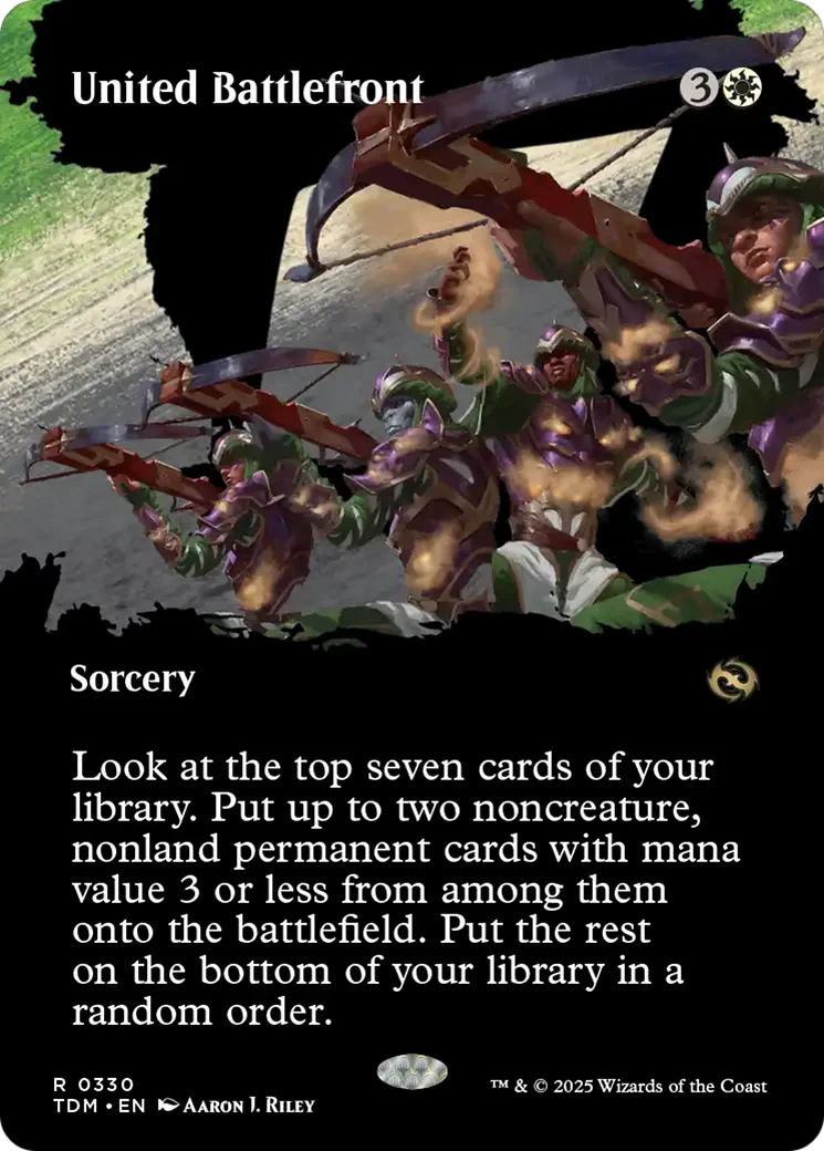United Battlefront (Borderless) (TDM-330) - Tarkir: Dragonstorm