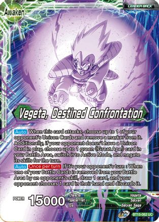 Vegeta // Vegeta, Destined Confrontation (BT15-062) [Saiyan Showdown] - Image 13