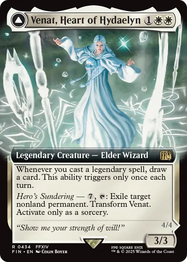 Venat, Heart of Hydaelyn // Hydaelyn, the Mothercrystal (FIN-434) - FINAL FANTASY: (Extended Art) - Image 2